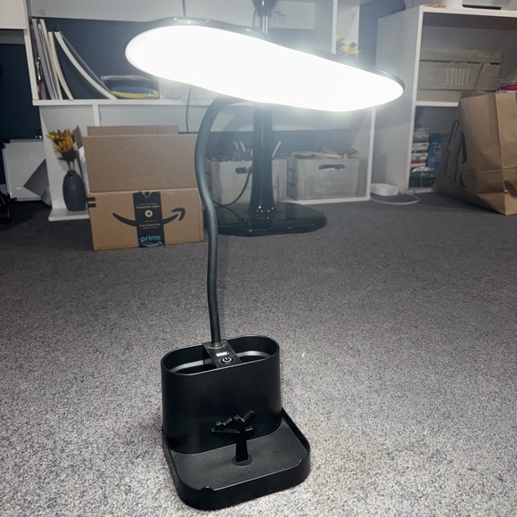 Other - Black Cordless Rechargeable and Flexible Desk Lamp